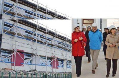 R�os recorre las obras de Educaci�n 