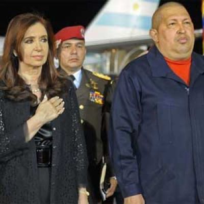 En el inicio de la gira, Cristina intentar� ver a Ch�vez en La Habana