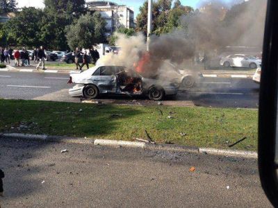 Coche bomba estall� en pleno centro de Tel Aviv