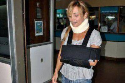 La primer foto de Andrea Ghidone tras su accidente
