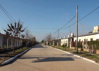 Inauguran pavimento en Villa Mercedes