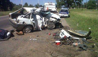 Choque frontal en Ruta 5: un muerto