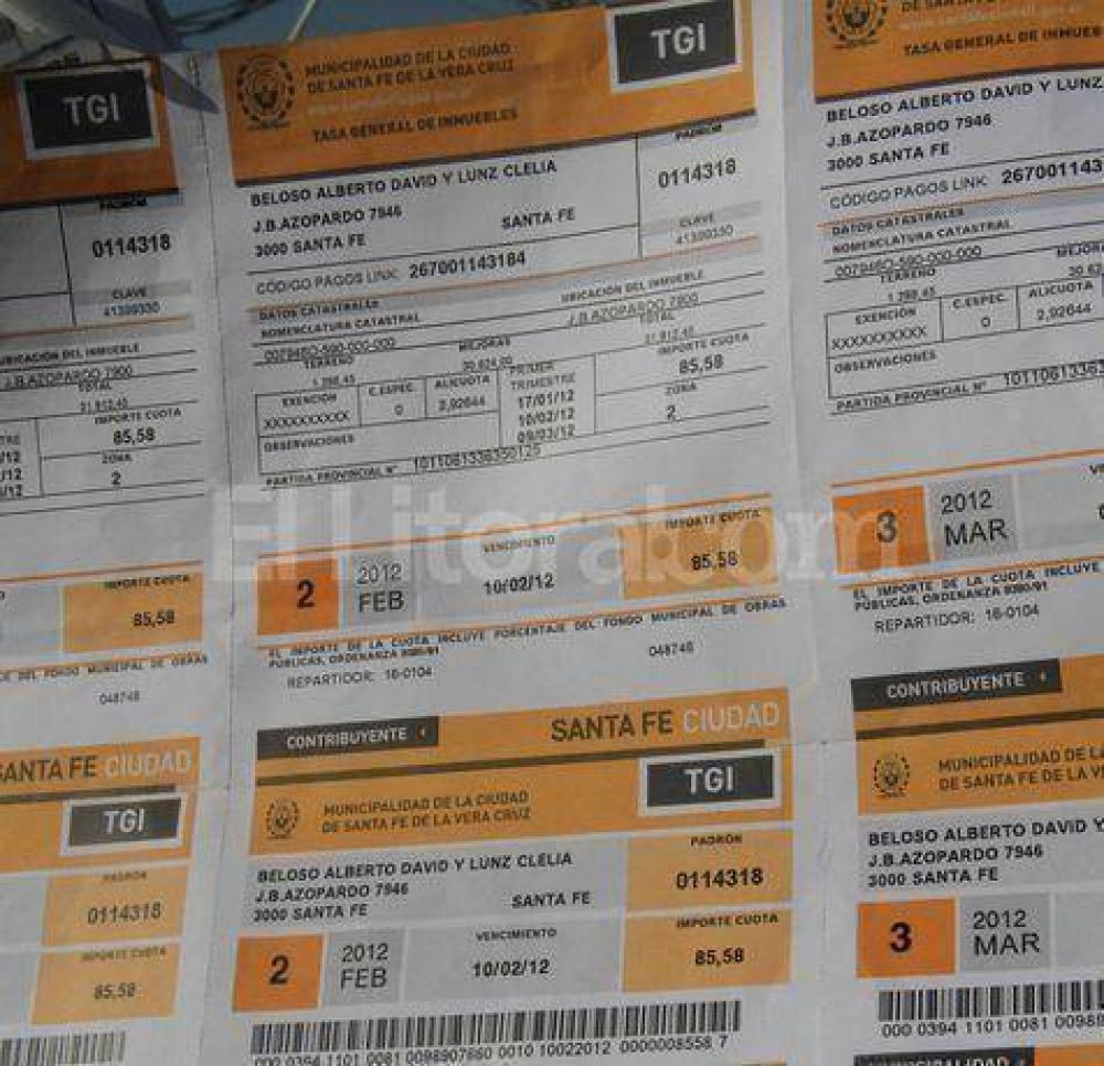 TGI: el municipio aclara sobre la cuota anticipada 