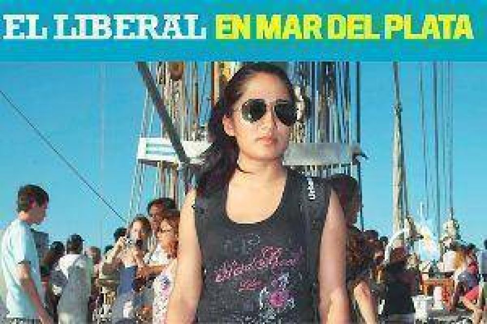 Exclusivo: una marinera santiague�a trajo a la Fragata Libertad al pa�s 
