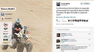 Rally Dakar 2013: Se suspendi� el especial de Seclant�s por las lluvias en Salta 