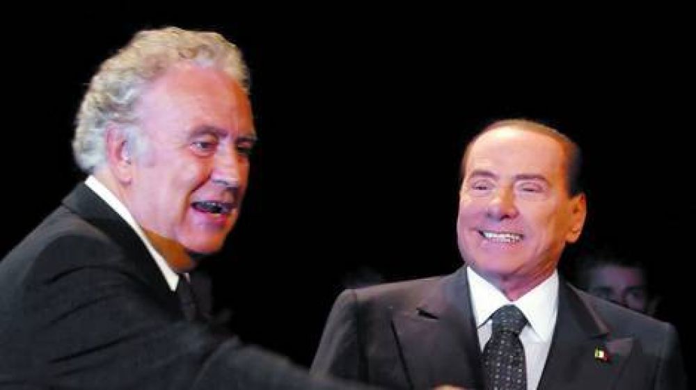 Berlusconi enfrent� a su peor enemigo en un encendido debate por TV