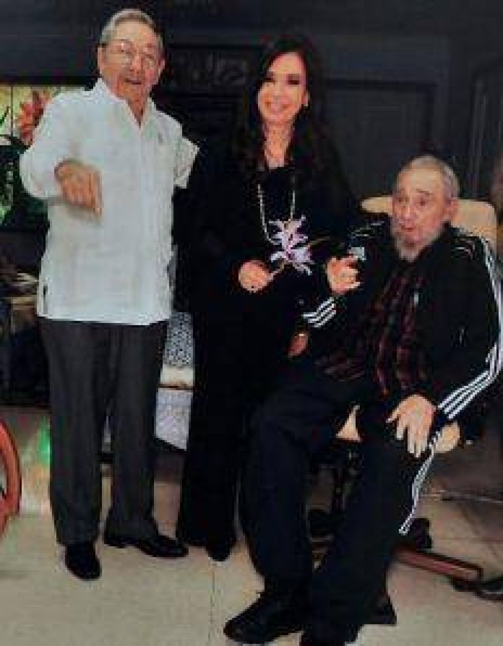 CFK, de Cuba a Asia