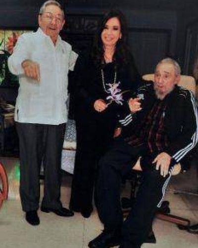CFK, de Cuba a Asia