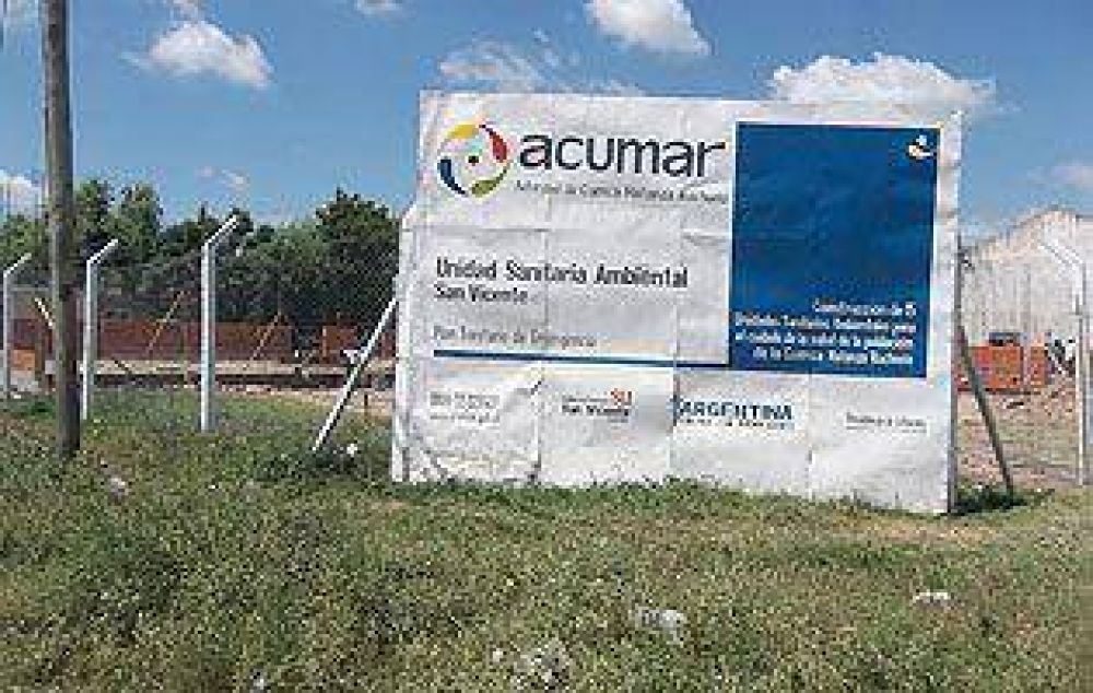 Avanzan las obras en la Unidad Sanitaria Ambiental