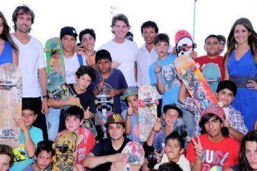 Nicol�s Scioli en Demostraciones de bike y skate este fin de semana en Mar del Plata