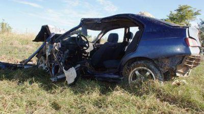 Volc� un auto en la Ruta Nacional N� 5 