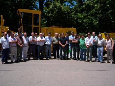 San Pedro present� la nueva maquinaria para el Consorcio Vial