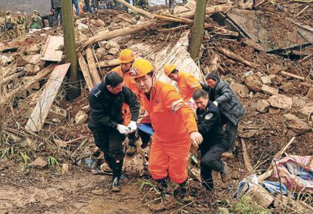 Un tr�gico alud que dej� 46 muertos conmocion� a China