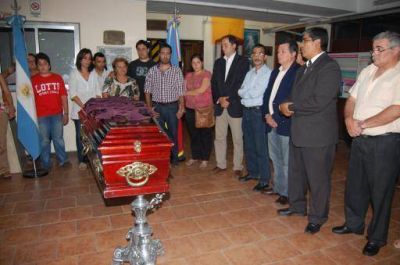 El vicegobernador Dalmacio Mera despidi� los restos de Lucio L�pez en la Legislatura catamarque�a