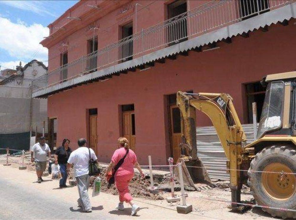 Las obras sobre calle Caseros no se postergan