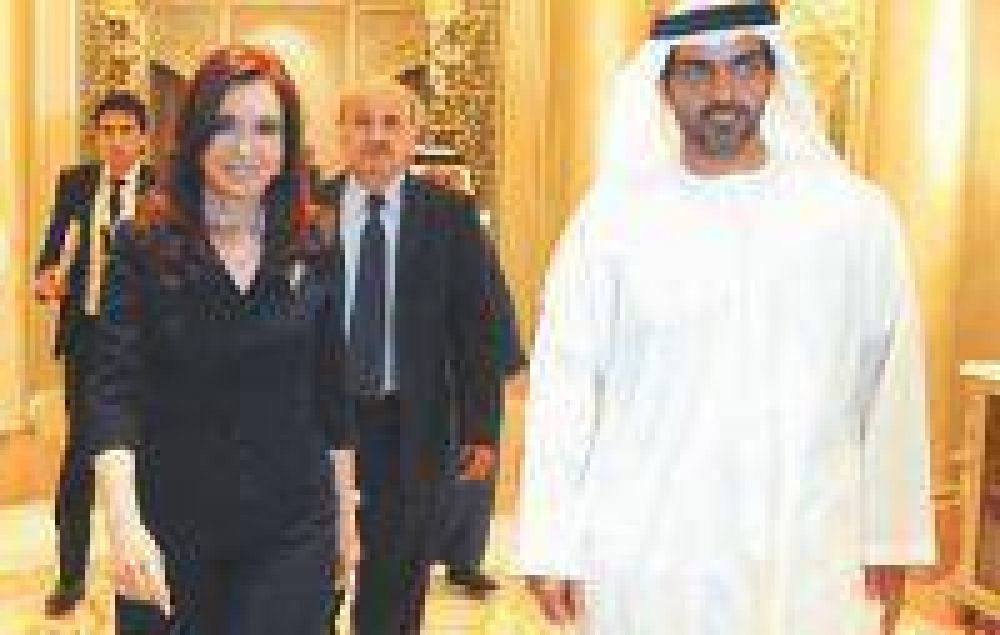 Cristina firm en Emiratos rabes acuerdos agrcolas y de energa
