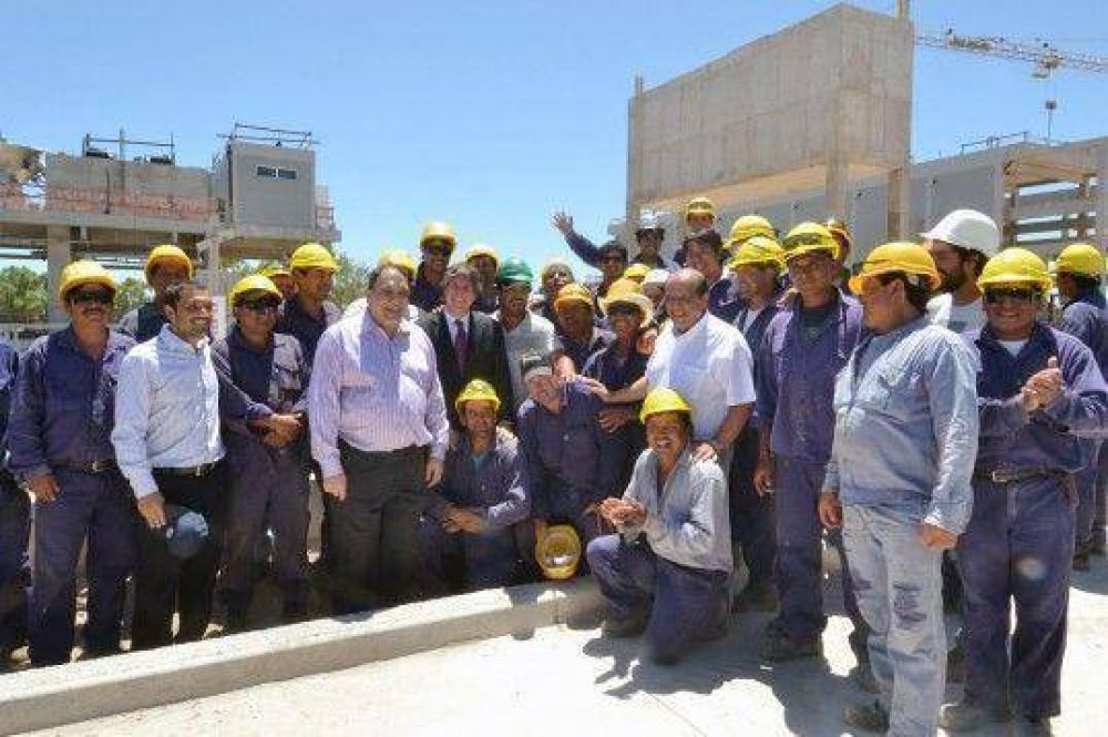 Boudou destac� el compromiso del Gobierno con la obra p�blica