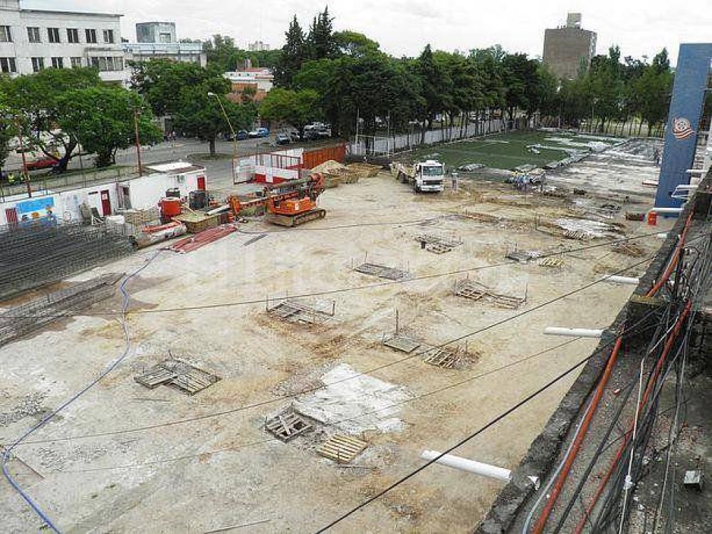 Avanzan las obras en el Estadio de la Gente 