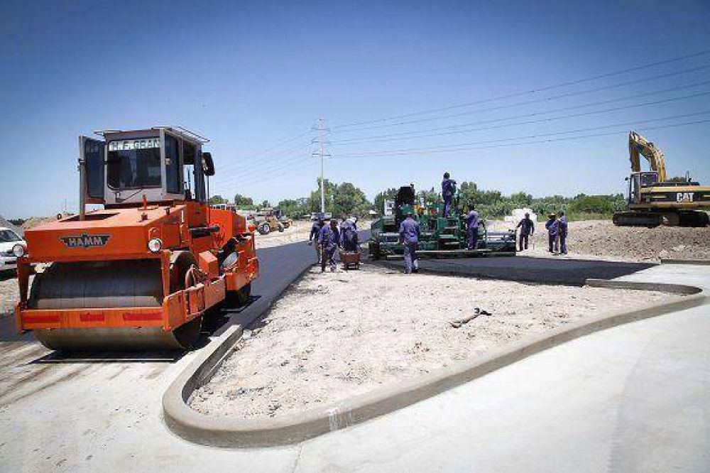 Avanza la conexi�n del camino Bancalari�Benav�dez con Ruta 27