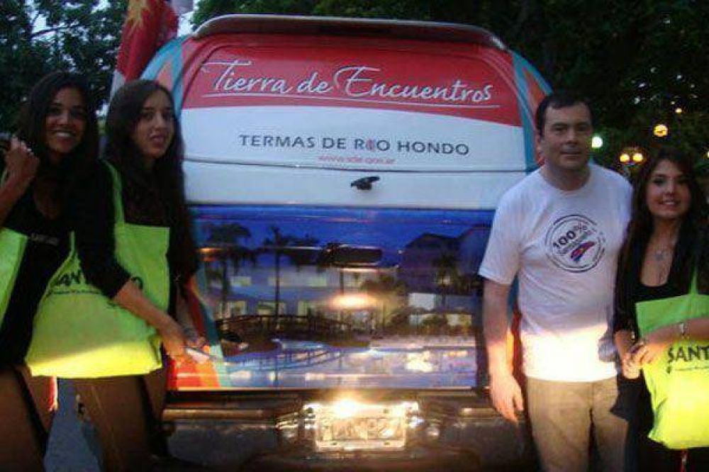 El gobernador sigue promocionando a Las Termas en Mar del Plata 