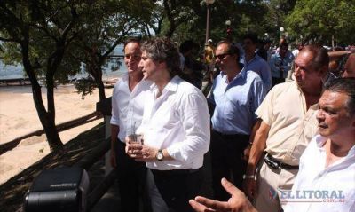 En nombre de la Presidenta, Boudou marc� la largada de campa�a K para Corrientes