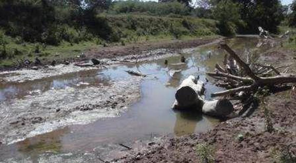 Preocupante: el rio Bermejito est prcticamente seco en Nueva Pompeya