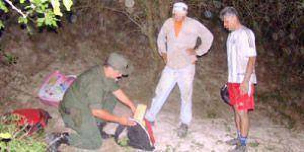  GN secuestr� m�s de 60 kilos de marihuana ocultos en tres bolsos
