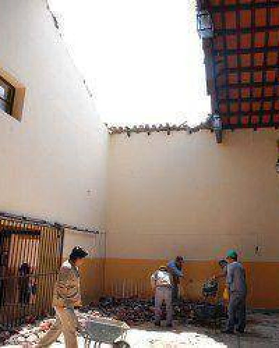 Cay� un techo en la Escuela Primaria 38 "Juanita Stevens"