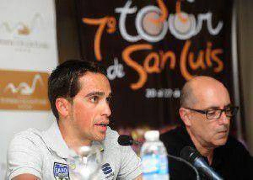 Alberto Contador: �San Luis me ha recibido de manera inmejorable�
