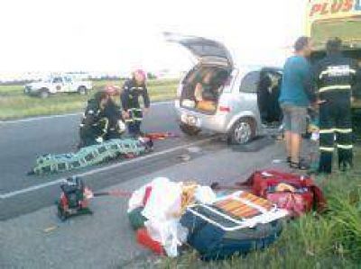 Tragedia en la autopista