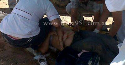 Mujer fallece en espectacular vuelco en Vichigasta