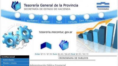 Para la Tesorer�a de Tucum�n, el d�lar cotiza a $ 7,52