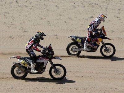 Dunas y cansancio en la recta final del Rally Dakar