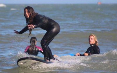 Mar de Plata hace escuela en surf