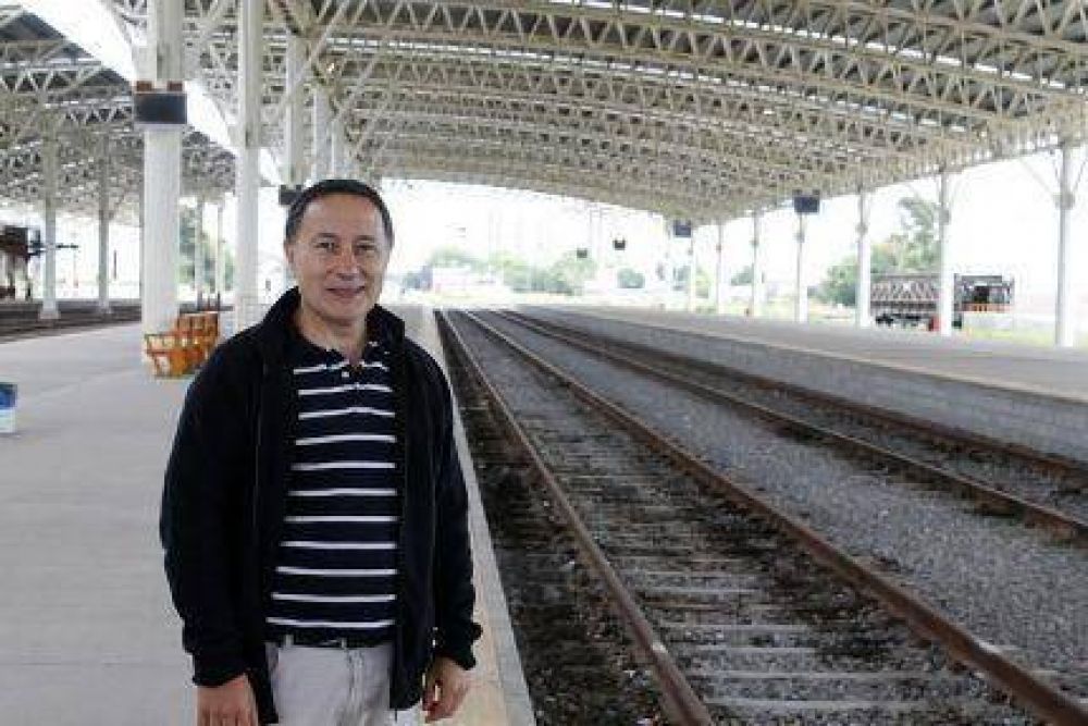Jorge Ceballos visito Mar del Plata preocupado por el sistema ferroviario