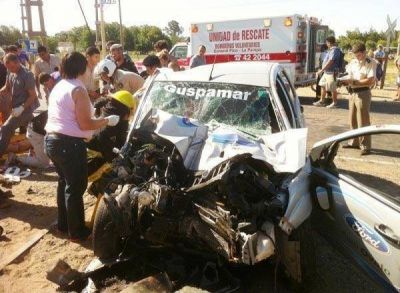 Trasladan a Bah�a Blanca al hijo de la familia accidentada en General Pico