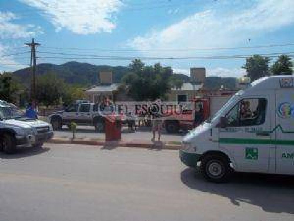 Usurpadores salvaron la vida de dos ni�os en un voraz incendio