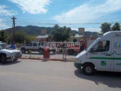 Usurpadores salvaron la vida de dos ni�os en un voraz incendio