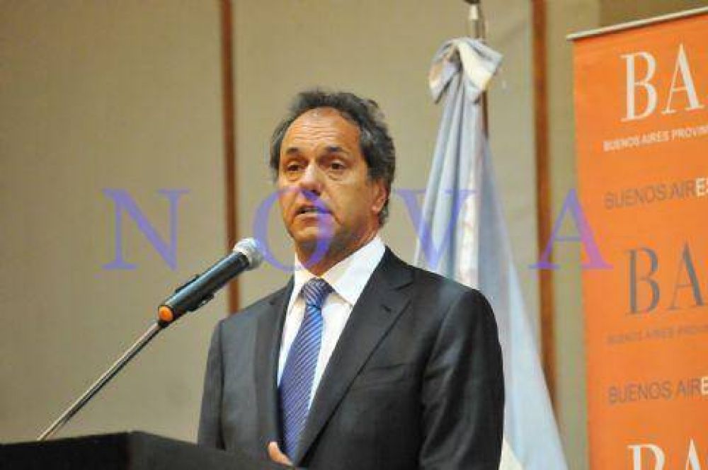 Scioli y las obras que "descomprimir�n el tr�fico en Capital Federal"