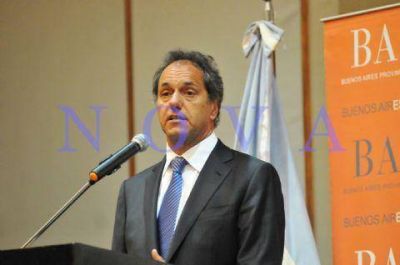Scioli y las obras que "descomprimir�n el tr�fico en Capital Federal"