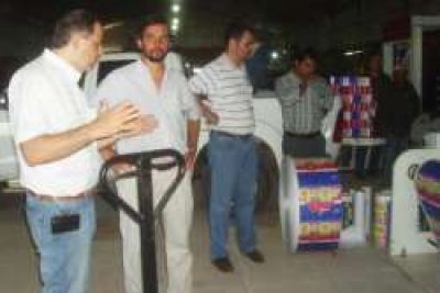 S�enz Pe�a: Agostini recorri� f�bricas pr�ximas a inaugurarse		