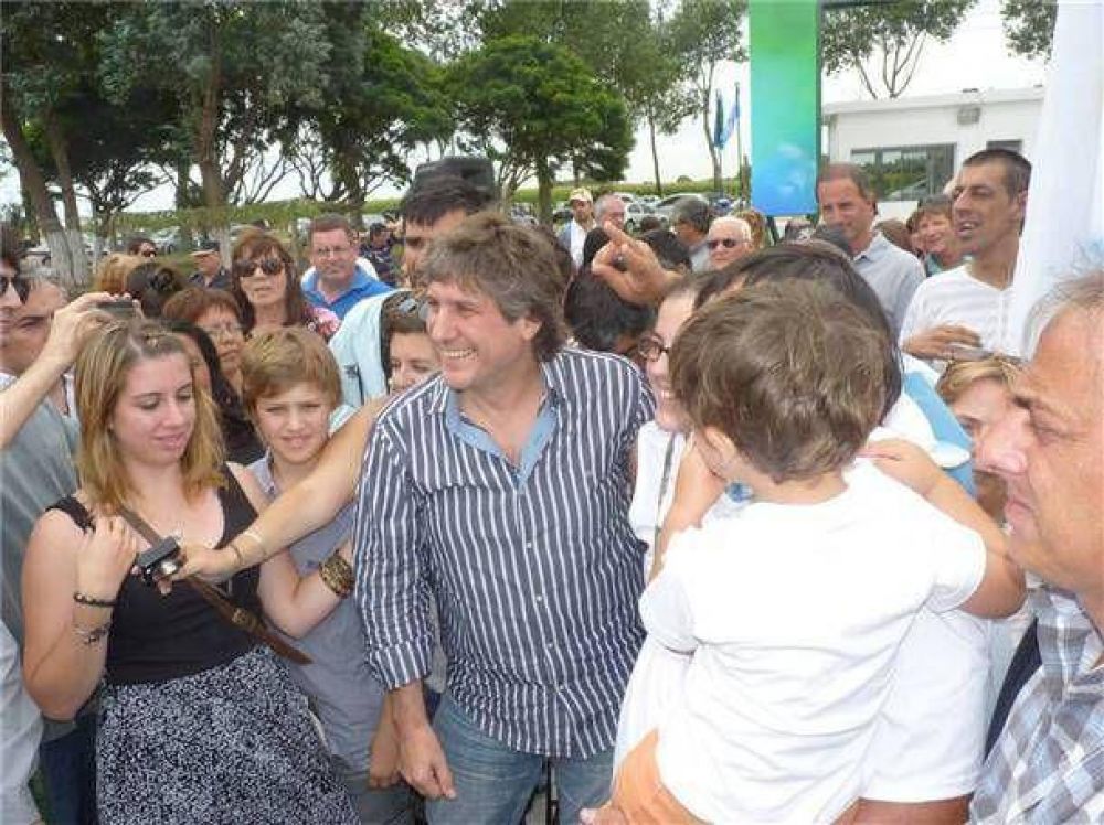 Amado Boudou visit� Bol�var como Presidente en ejercicio