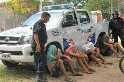 Ocho menores son demorados por ebriedad