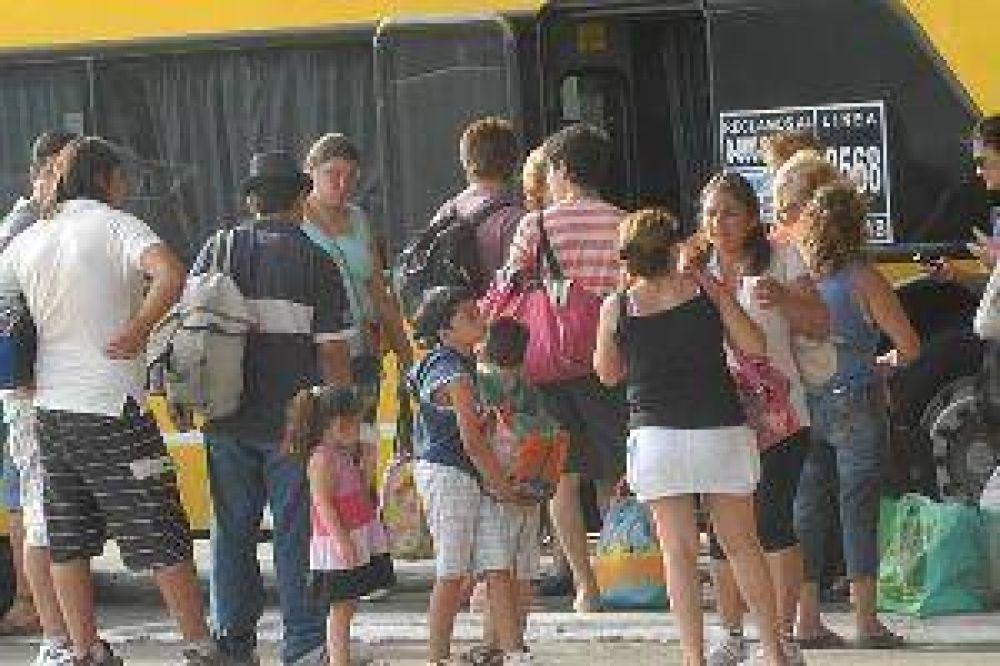 Intenso movimiento en la Terminal de �mnibus