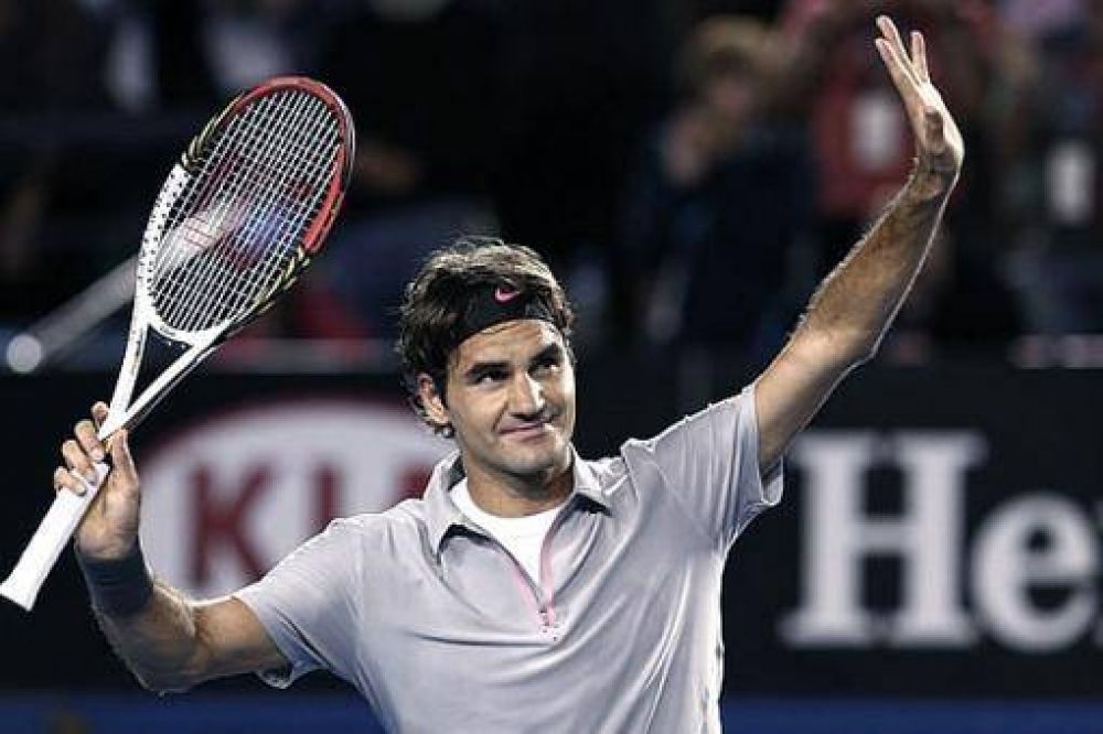 Federer venci� a Raonic y pas� a los cuartos de final