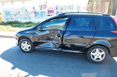 Choque Autov�a 17 de Octubre y Gendarmer�a Nacional