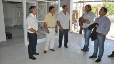 S�enz visit� obra de ampliaci�n del Hospital Zonal