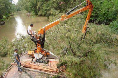 Obras de mejoramiento en el Delta