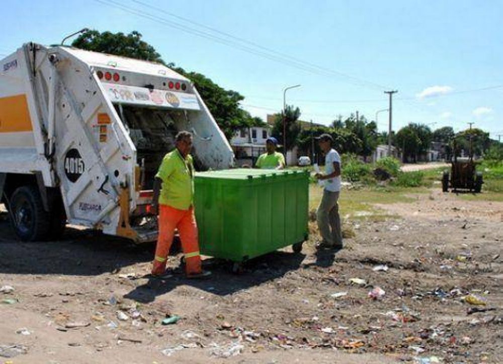 Comenz� la etapa en los barrios de colocaci�n de contenedores