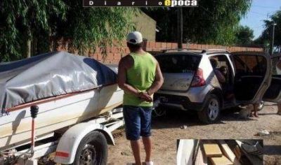 Familia con cuatro hijos que parti� desde la provincia de Corrientes fue detenida con droga